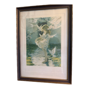 The Winged Aureole, Lovely Vintage Print, by Bessie Pease Gutmann
