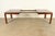 Wood Henredon Mid-Century Hollywood Regency Mahogany and Burl Wood Extension Dining Table, Newly Refinished For Sale - Image 7 of 14