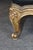 Maison Jansen Genuine Leather Gilt and Paint Decorated Grand Scale Bergere Chair For Sale - Image 13 of 15