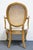 White of Mebane Country French Provincial Caned Round Back Dining Arm Chair For Sale In Kansas City - Image 6 of 9