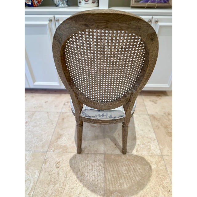French Set of Four French Styled Dining Chairs For Sale - Image 3 of 6