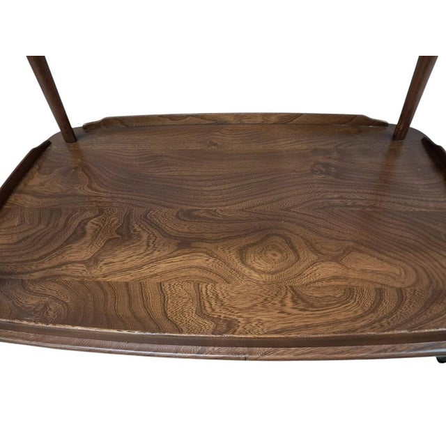 Mid-Century Modern Drinks Trolley with Glass Tops by Lucian Ercolani for Ercol, 1960s For Sale - Image 14 of 16