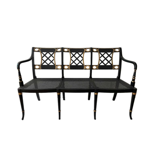 Vintage Bench and Chair Set For Sale In Providence - Image 6 of 12