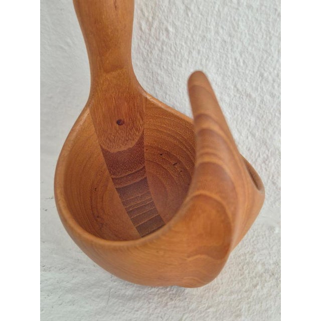 Scandinavian Modern Sculptural Wooden Bowl by Johnny Mattsson, 1890s For Sale - Image 5 of 8