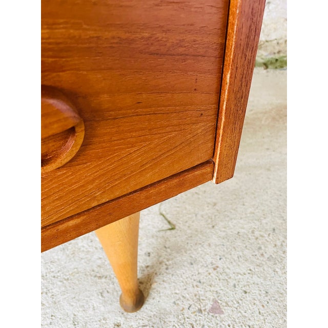 Vintage Teak Bookcase with Drawers, 1960s For Sale - Image 16 of 18