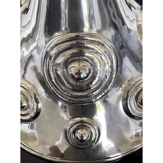 Large and Stunning Sculptural Silver Vessel Graziella Laffi For Sale - Image 10 of 18