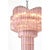 Mid-Century Modern “Décò-Inspired Italian Murano Glass Sputnik Chandelier – Pink ‘Quadriedro Spyral’” For Sale - Image 6 of 6
