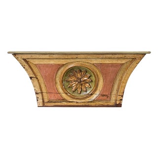Portuguese 18th Century Painted and Gilt Wall Console For Sale