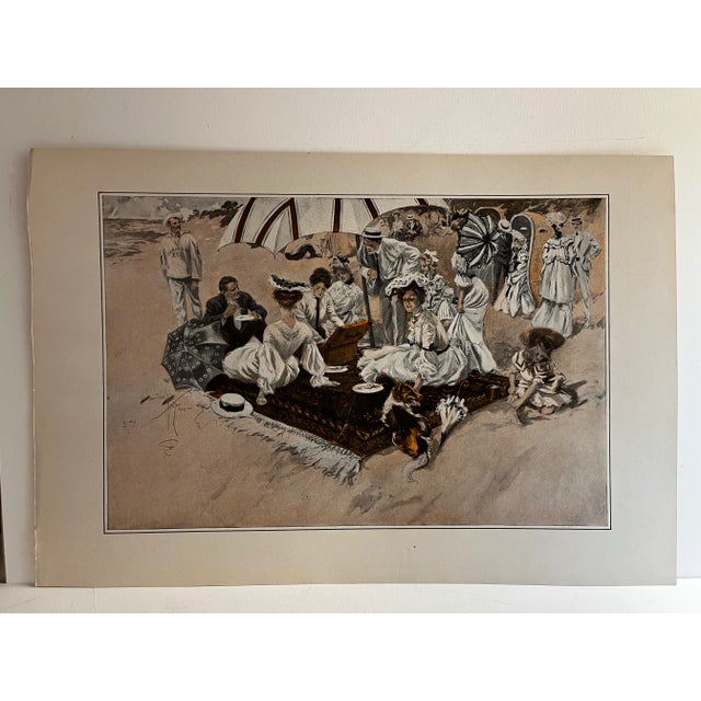 1900 - 1909 1908 Harrison Fisher Print For Sale - Image 5 of 5