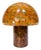 Mushroom Table Lamp in Marbled Glass from Peill & Putzler, Germany, 1970s For Sale