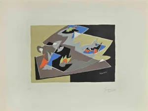 Gino Severini, Still Life, Original Lithograph, 1964/1965