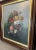 Brown Antique Victorian Floral Still Life Oil Painting in a Carved Walnut Frame For Sale - Image 8 of 10