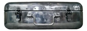 Vintage Aluminium First Aid Box, 1940s