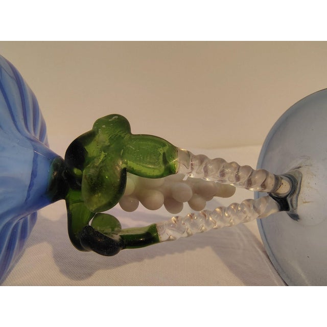 Bimini Glass 1920s Rare Art Deco Bimini Fritz Lampl Liqueur Glasses – Set of 6, Grape Motif For Sale - Image 4 of 6