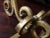 Hollywood Regency Gold Gilt Wrought Iron Coffee Cocktail Table Exquisitely Large For Sale - Image 9 of 12