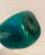 1960s Mid-Century Modern Italian Empoli Murano Cased Teal Bottle For Sale - Image 5 of 6