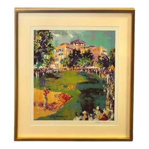 Abstract Leroy Neiman Golf Tournament Serigraph