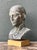 Verdigris Vintage Classical Greek Style Plaster Bust For Sale - Image 8 of 12