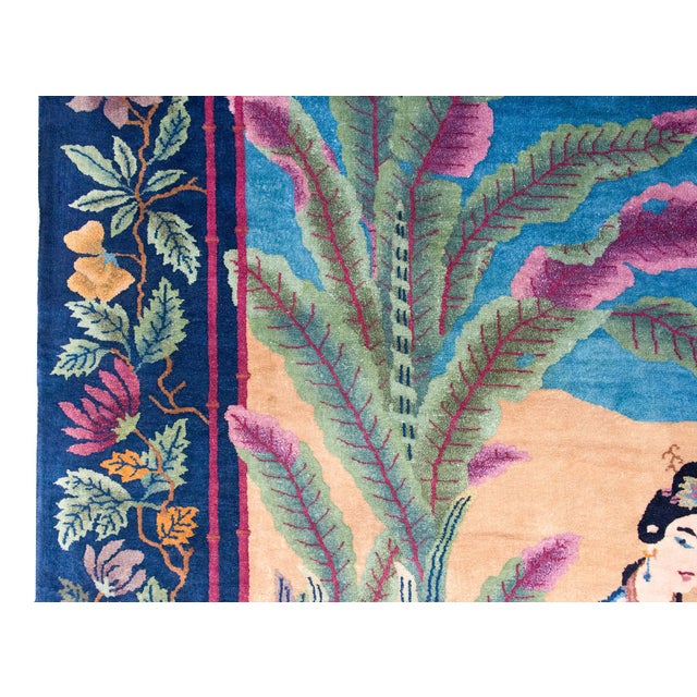 Early 20th Century Chinese Art Deco Rug For Sale - Image 10 of 15