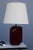 Italian Bordeaux Bakelite Table Lamp, 1970s For Sale - Image 3 of 12