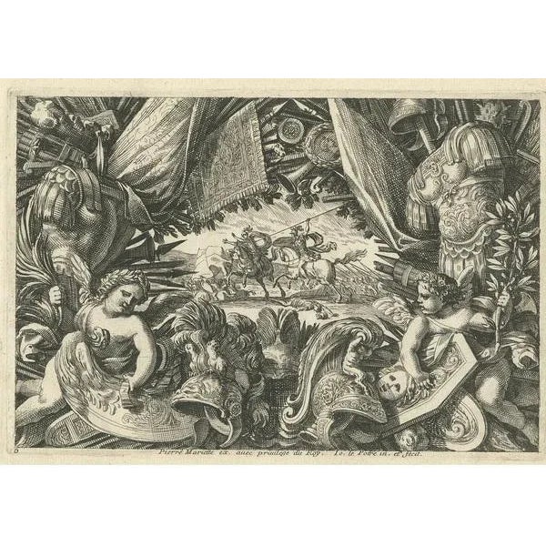 Lepautre, A Trophy of Arms, 1650, Print For Sale - Image 4 of 5