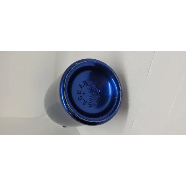 No. 1 Seltzer Siphon Autoseltz mod. 56 in Anodised Aluminium and Chrome-Plated Metal by Sergio Asti for S.A.C.A.B., Milan, Italy, 1955 For Sale - Image 3 of 4