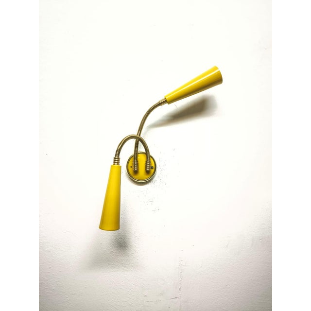 2-Light Sputnik Wall Lamp with Adjustable Arms, 1960s For Sale - Image 12 of 12
