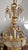 Vintage French Style Bronze & Crystal Basket Chandelier For Sale In New York - Image 6 of 18
