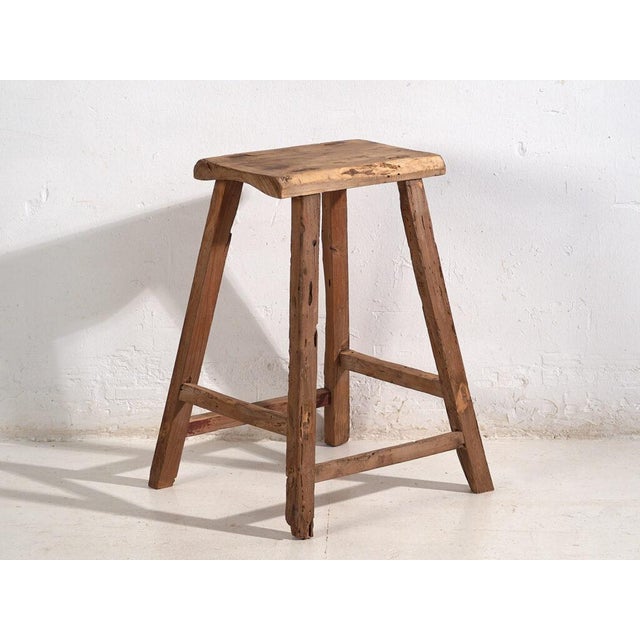 Antique High Stool, 1900s For Sale - Image 6 of 8