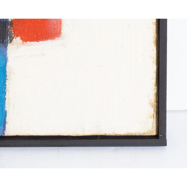 1950s 1950s Abstract Oil on Canvas Painting by Charles Mussett For Sale - Image 5 of 10