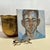 Vintage 1990’s Portrait of a Young Man in Blue For Sale In Atlanta - Image 6 of 6