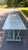 Wood Vintage American Folding Dining Table in Blue Paint For Sale - Image 7 of 7
