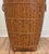 Brown Vintage Tall Woven Split Reed Basket For Sale - Image 8 of 10