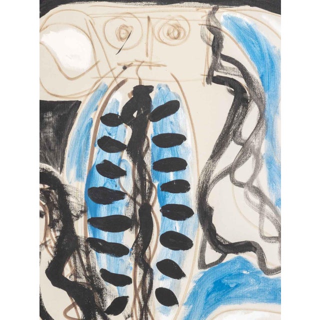 Walter Gaudnek "Study for Madonna With Totem" Oil For Sale - Image 4 of 9