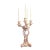 Rare, Royal Worcester Porcelain, Four-Light Candelabra, Dated 1892 For Sale