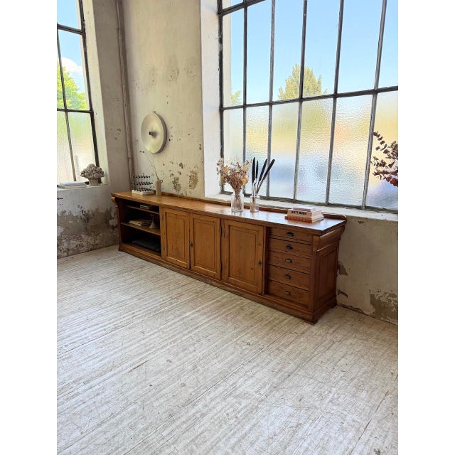 1950s Vintage Pine Sideboard, 1950 For Sale - Image 5 of 18