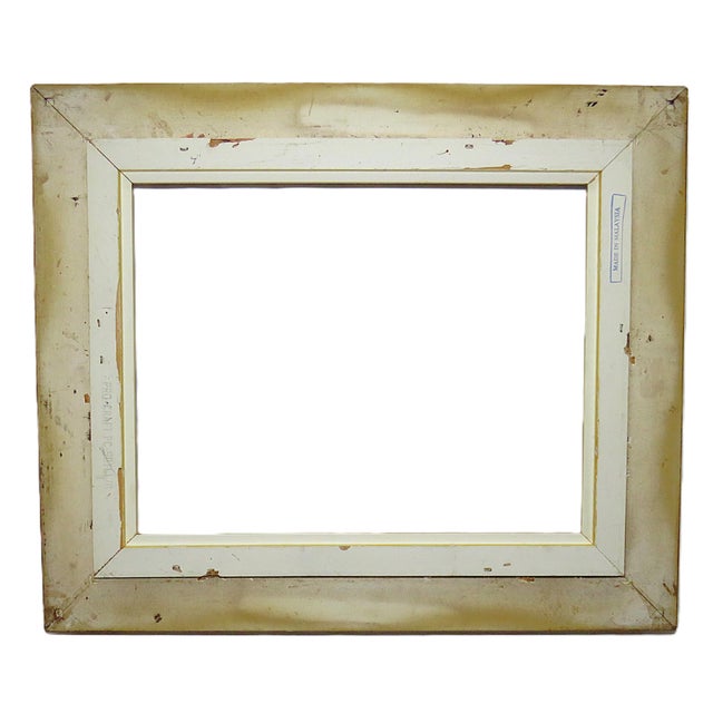 Mid-Century Modern Vintage Gilt Wood Picture Frame Fits 11" X 14" Rabbet Opening For Sale - Image 3 of 3