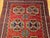 Vintage Afghan Tekke Bokhara in Allover Geometric Pattern in Red, Navy, Gray, Ivory For Sale - Image 4 of 11