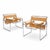 Vintage B3 Chairs by Marcel Breuer for Wassily, 1980s, Set of 2 For Sale - Image 10 of 10