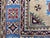 Beige Persian Style Kazak Wool Rug With Blue Border, 4'2" X 5'10" For Sale - Image 11 of 14