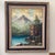 The product is a Mid 20th century original oil painting on canvas titled "Misty Mountain." This nature-themed artwork,...
