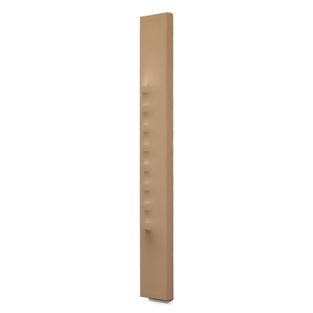 Contemporary Light Bbgp15-16 - Multi-Dimensional Minimalist Beige Abstract Sculptural Artwork by Len Klikunas For Sale - Image 3 of 9