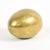 Bauhaus Signed Carl Aubock Solid Brass Egg Paperweight Made in Austria For Sale - Image 3 of 12