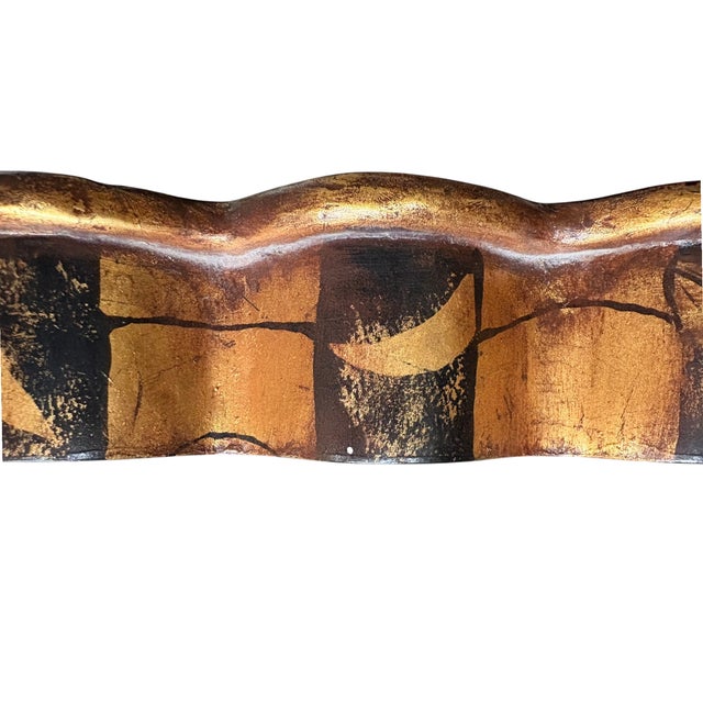 Vintage Gold and Black Chinoiserie Box With Bamboo Motif For Sale - Image 11 of 18