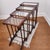Traditional Vintage Brandt Furniture, Four Glass Top Nesting Tables (A Quartetto), Antique Mahogany Finish For Sale - Image 3 of 16