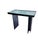 1980s Vintage Postmodern Architectural Black Acrylic Nightstands or End Tables, Pair For Sale - Image 5 of 11