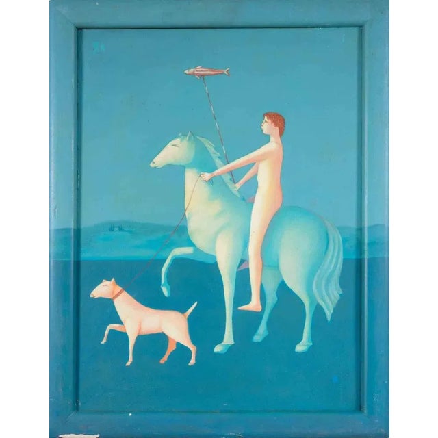 1990s Unknown, Direction Indicated, Oil Painting, 1990s For Sale - Image 5 of 5