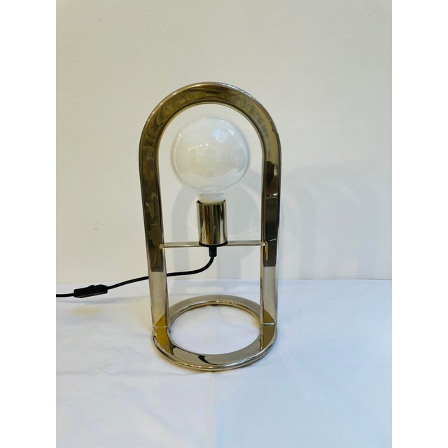 Chrome-Plated Table Lamp by Arco, 1980s For Sale - Image 4 of 8
