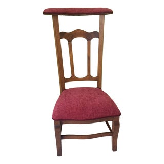 Vintage Spanish Monastery Prayer Chair, 1940 For Sale