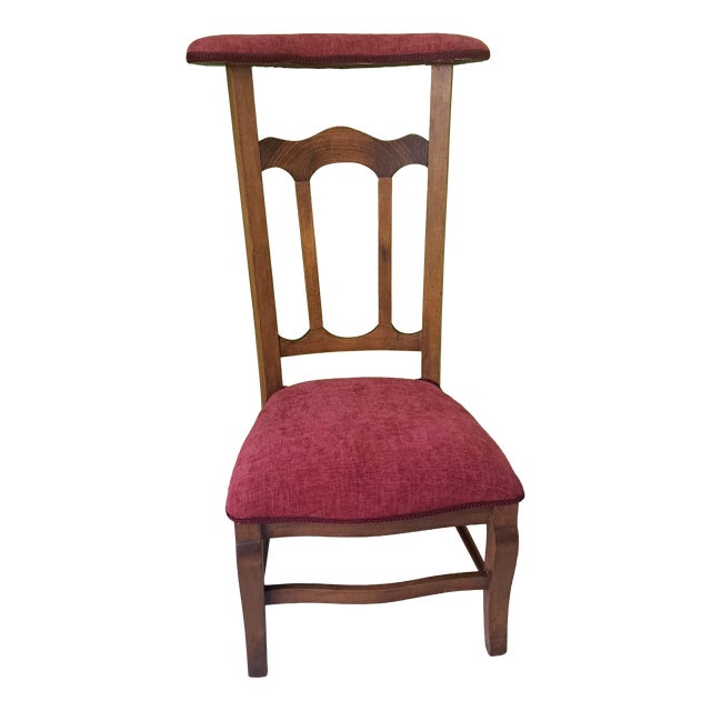 Vintage Spanish Monastery Prayer Chair, 1940 For Sale
